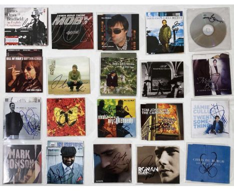 20 signed CD cases/booklets. Signatures to inc: Michael Ball, Tony Bennett, Chris De Burgh, David Essex, Richard Hawley, Tom 