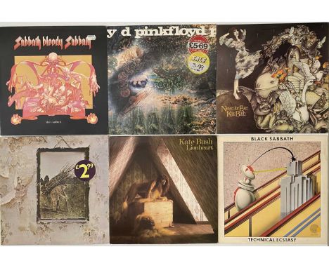 CLASSIC ROCK &amp; POP - LP COLLECTION. Classic titles with these 35 x (almost entirely) LPs. Artists/titles include Kate Bus