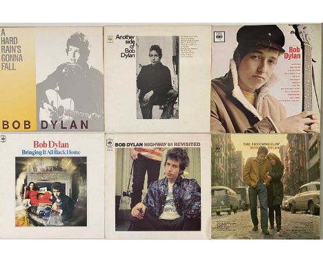 BOB DYLAN/ VAN MORRISON - LP COLLECTION. A quality collection of 23 LPs by two greats of folk rock, mostly reissue pressings.