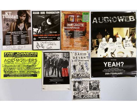 Approx 35 mostly 12 x 16" posters, chiefly for events on the south coast c early 00s at venues such as The Joiners. Biffy Cly