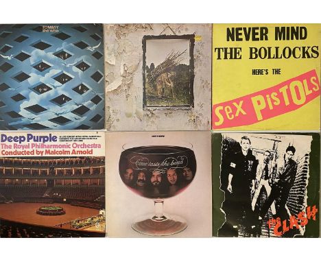 CLASSIC ROCK - LP COLLECTION. A broad rock genre collection of around 84 LPs. Artists/ titles include Sex Pistols - Never Min