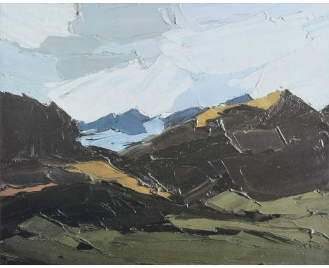 Kyffin Williams (British 1918-2006) "Snowdon from Llanllyfni", signed and numbered 143/250 in pencil in the margin, limited e