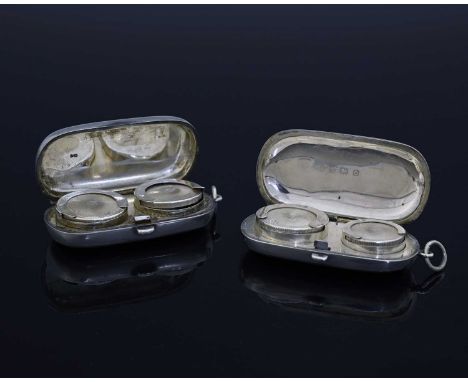 A George V silver double-sovereign case, of rounded rectangular form, the cover with facsimile signature, 'D. H. M. Dawson.',