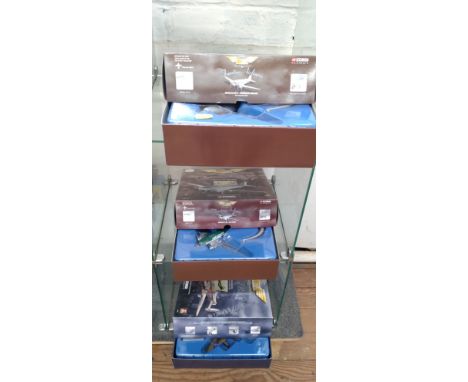 Corgi Aviation Archive Douglas DC3 American Airlines, Douglas C47 Aer Lingus, and Avro Lancaster in original boxes. (3) 