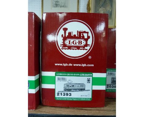 A Lehmann LGB G scale 21393 Bernina Electric Locomotive, 34, boxed.