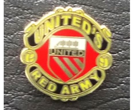 MANCHESTER UNITED RED ARMY BADGE