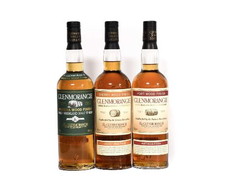 Glenmorangie 12 Years Old Madeira Wood Finish Highland Single Malt Scotch Whisky, 43% vol 70cl (one bottle), Glenmorangie Por