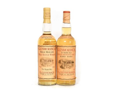 Glenmorangie 10 Year Old Single Highland Malt Scotch Whisky, 1980s bottling, 40% vol 75cl, in original cardboard sleeve (one 