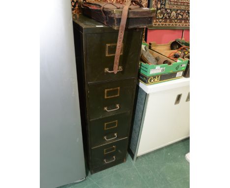 A vintage filing cabinet