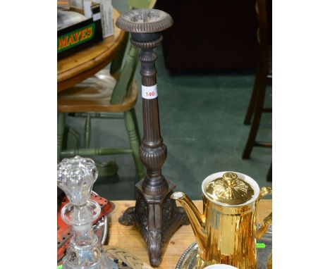 A 19th century cast iron pricket stick