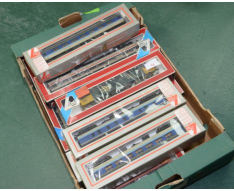Railway interest: a group of twelve LIMA model trains inc. Intercity 125, Trans Pennine etc. (boxed)
