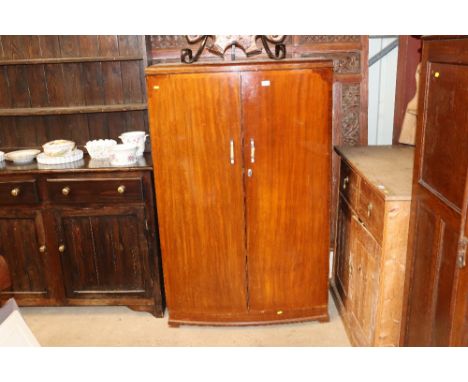An Art Deco linen cupboard with sliding trays