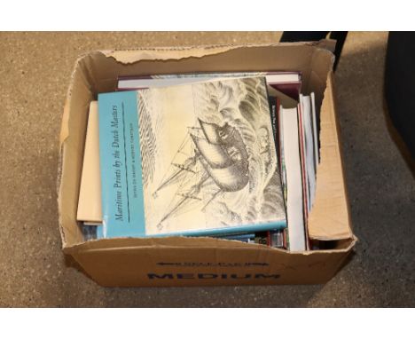 A box of various books to include art reference