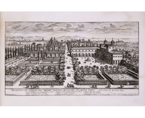 Rome.- Gardens.- Falda (Giovanni Battista) Li Giardini di Roma con le loro Piante Alzate e Vedute in Prospettiva, engraved th