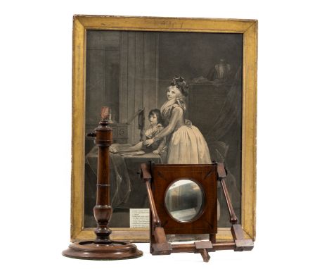 Cazenave (Fréderic) L'Optique, or "The Optical Viewer", after Louis Léopold Boilly, etching and engraving with stipple, a goo