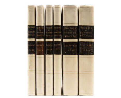 Book of Common Prayer (The), 6 vol., facsimile reprints, printed in red & black, occasional foxing, James I with light damp-s