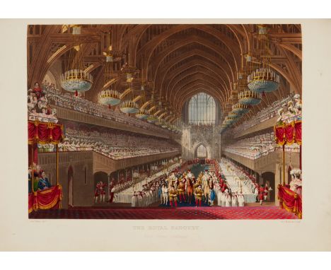 Nayler (George) The Coronation of his most Sacred Majesty King George the Fourth, 42 fine hand-colour aquatint plates after S