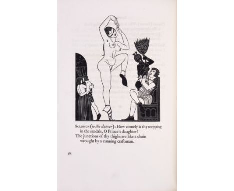 Golden Cockerel Press.- Song of Songs (The) called by many the Canticle of Canticles, one of 750 copies on handmade paper, pr