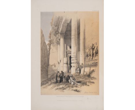 Middle East.- Roberts (David) The Holy Land, Syria, Idumea, Arabia, Egypt & Nubia, 6 vol. in 3, portrait frontispiece, 6 pict