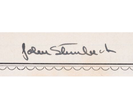 Steinbeck (John) The North American Review, vol.236, nos. 5 and 6 (November and December 1933) and vol.237 no.4 (April 1934),