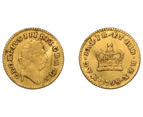George III (1760-1820), Pre-1816 issues, Third-Guinea, 1798, first bust (EGC 868; S 3738). Scuffed, fine £150-£200