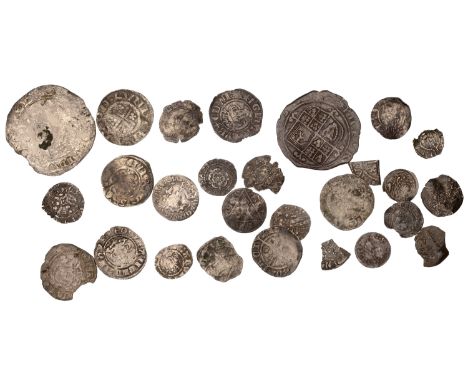 Henry III, Penny, class VIIb, Canterbury, Tomas, 1.38g/10h (S 1356B); Richard II, Penny, type II, York, 1.01g/11h (S 1691); H