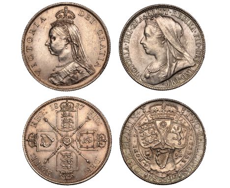 Victoria, Florins (2), 1887, 1899 (S 3925, 3939) [2]. First extremely fine, second about mint state £80-£100