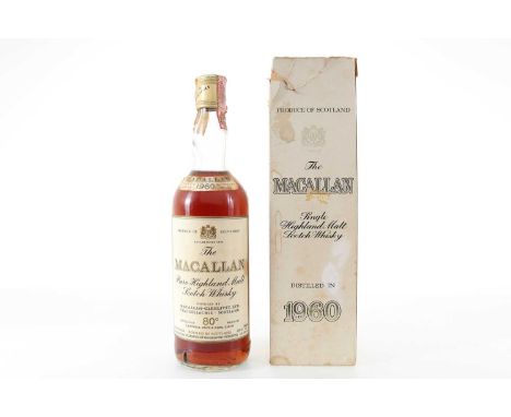 MACALLAN 1960 80° PROOF CAMPBELL HOPE AND KING 75CL SPEYSIDE SINGLE MALT  80° Proof / 75cl  There are few distilleries in the