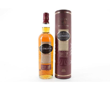 GLENGOYNE 17 YEAR OLD HIGHLAND SINGLE MALT  43% ABV / 70cl  Founded in 1833, Glengoyne distillery, just to the north of Glasg
