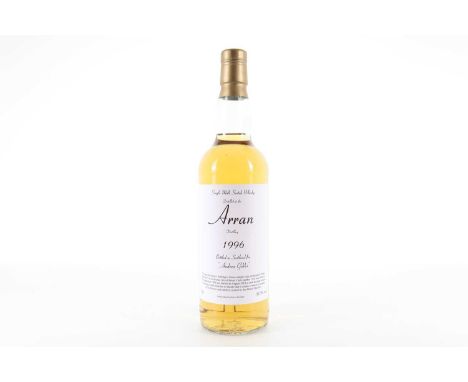 ARRAN 1996 PRIVATE CASK #1342 Island Single Malt  Distilled: 25/09/1996Bottled: 08/2010Matured in Cask #1342Bottled for "Andr