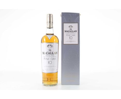 MACALLAN 10 YEAR OLD FINE OAK SPEYSIDE SINGLE MALT  40% ABV / 70cl  There are few distilleries in the world quite so revered 