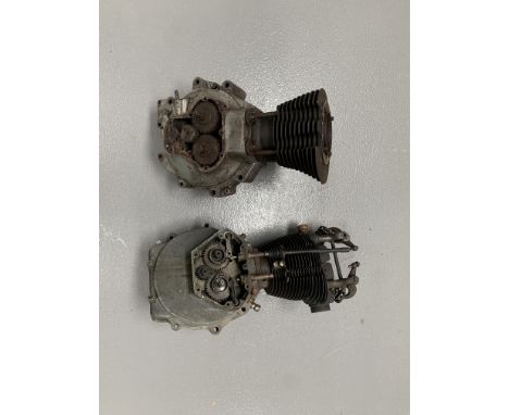 A Norton enginenumbered 28552 together with another Norton engine (numbered 62744 K9), condition and completeness unknown, cl