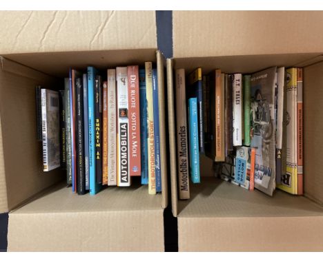 A quantity of motorcycle related booksincluding Vintage Motorcyclist Workshop, The Classic Indian Motorcycle, Sunbeam Bicycle