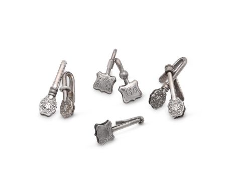 
	
		SEVEN SILVER NAPKIN RINGS
		VARIOUS MAKER'S AND DATES
		To include: three napkin clips by James Dixon &amp; Sons Ltd., S