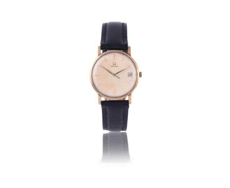 
	
		OMEGA
		9 CARAT GOLD WRIST WATCH WITH DATE, CIRCA 1962
		Movement: Cal. 1610, manual wind, 17 jewels
		Case: 9 carat gol