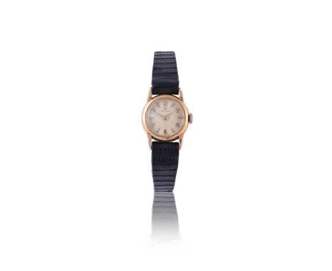 
	
		OMEGA, REF. 2615 
		LADY'S GOLD COLOURED WRIST WATCH, NO. 11108060
		Movement: Cal. 244, manual wind, 17 jewels
		Case: 
