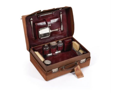 
	
		Y&nbsp;A LEATHER TRAVEL CASE
		CIRCA 1929
		The cover stamped R.S.A., with twin flip lock clasps and a leather loop hand