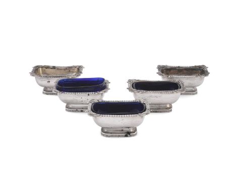 
	
		A PAIR OF GEORGE III SILVER OBLONG SALT CELLARS 
		REBECCA EAMES AND EDWARD BARNARD I, LONDON 14TH JUNE - 31ST AUGUST 18