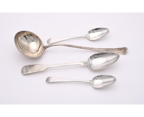 
	
		A VICTORIAN SILVER FIDDLE PATTERN SERVING SPOON
		JOHN WALTON, NEWCASTLE 1864
		Engraved M
		30cm (11 3/4in) long
		Toge