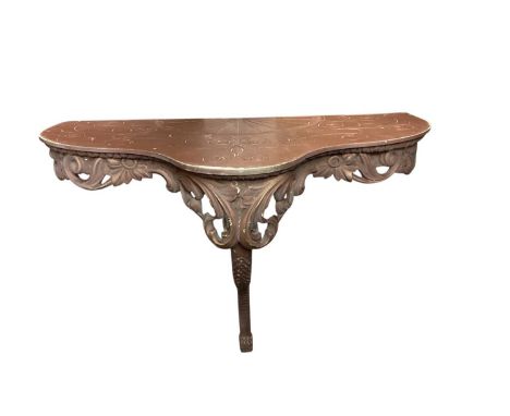 Antique style console table66cm wide, 35cm deep, 57cm high. Please see additional image on our website