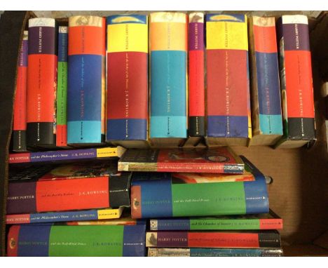 J K Rowling - Harry Potter books, one box