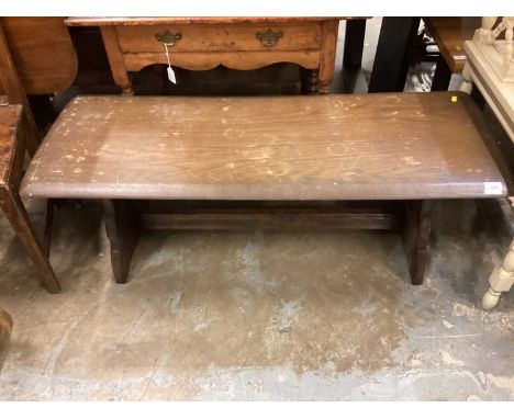 Ercol elm coffee table on end standards 120cm