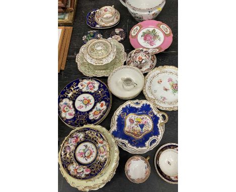 Good collection of Regency ceramicsAll in surprisingly good order apart from one teapot stand and one lid. Please see the ext