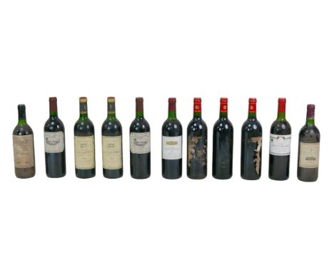 Vintage wine: a mixed parcel of Bordeaux region red wines, comprising two bottles of Chateau Le Gardera Bordeaux Superieur 19