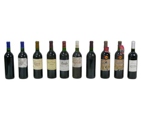 Vintage wine: a mixed parcel of Madiran and other red wine, comprising one bottle Chateau d'Aydie 1989, one bottle Chateau de