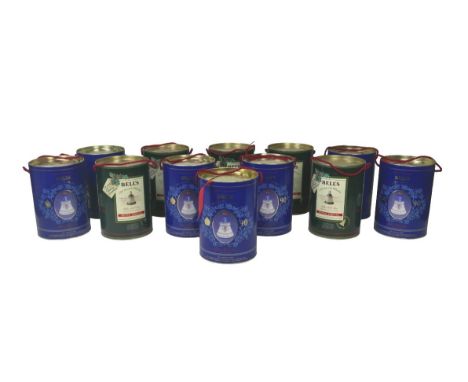 A collection of Royal commemorative and Christmas Bell's Old Scotch Whisky decanters, comprising two birth of Princess Eugeni