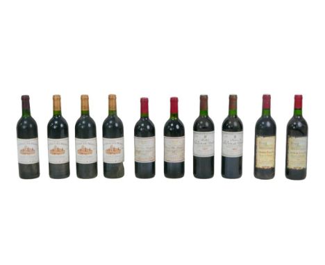 Vintage wine: a mixed parcel of Bordeaux Lalande de Pomerol red wine, comprising three bottles of Chateau La Croix des Moines