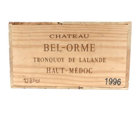Vintage Wine: Fifteen bottles of Château Bel Orme, Tronquoy de Lalande, Cru Bourgeois, Haut-Medoc, 1996, 12.5% vol, 750ml, 12