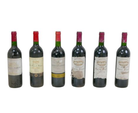Vintage wine: a mixed parcel of Bordeaux region wines, comprising three bottles of Chateau Guerin-Jacquet, Graves, 1997, one 