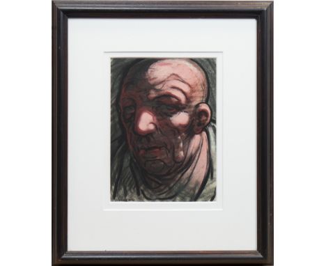 * PETER HOWSON OBE,DESPONDENTpastel on paper, signed30cm x 21.5cmMounted, framed and under glass